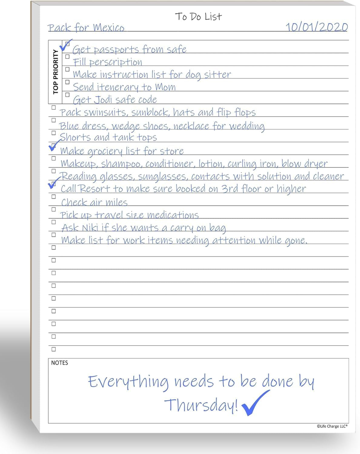 to Do List Notepads for Work, Daily Checklist Planner Pads with Priority & Notes, Task Organizer & Productivity Planner, Multiple Sizes & Layouts